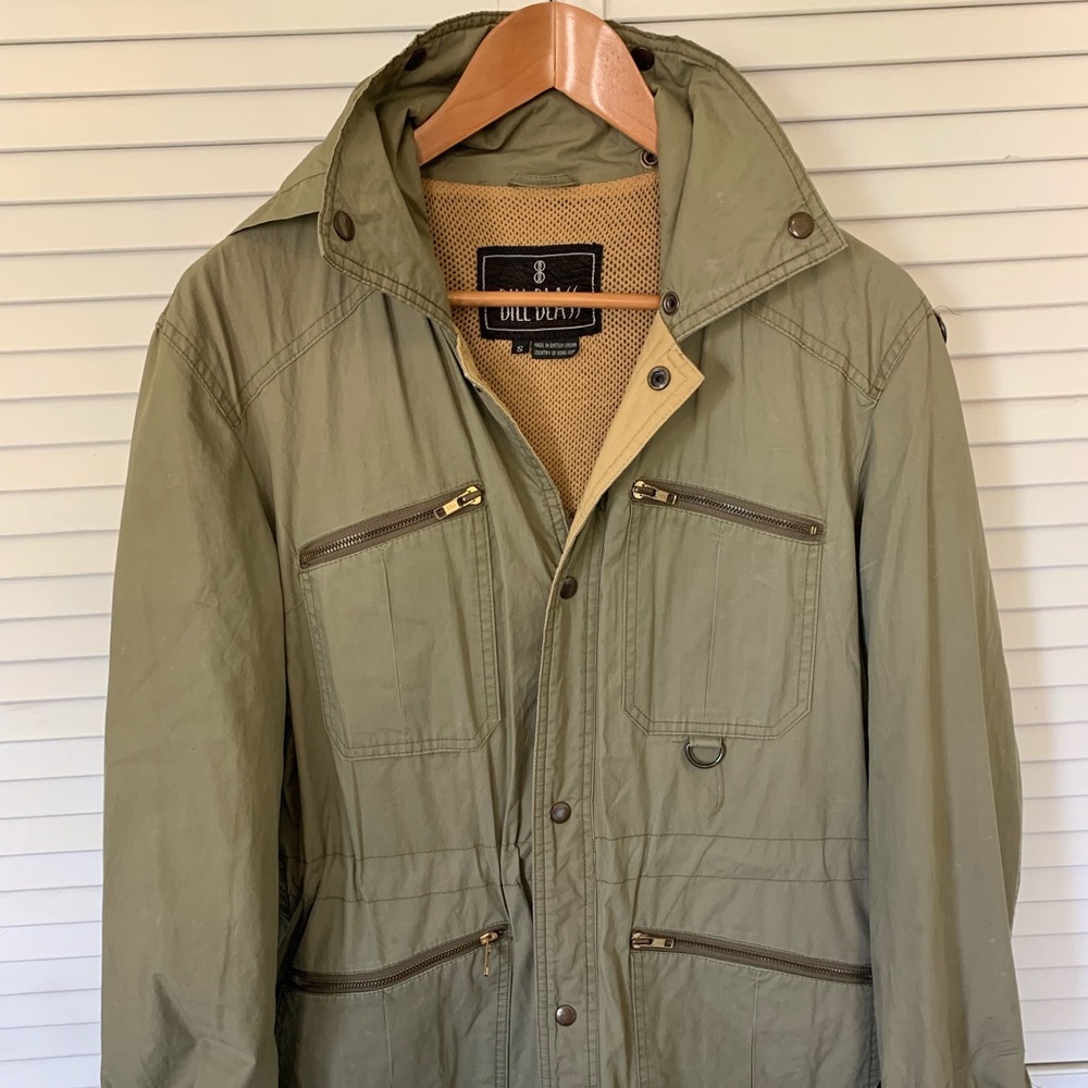 Bill Blass army green jacket